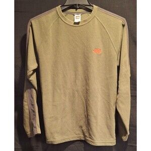 The North Face Sweatshirt Men Medium Green Crew Neck Sweatshirt Pullover Hiking